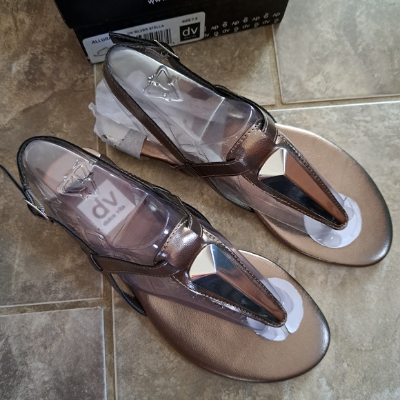 DV by Dolce Vita Shoes - Dolce vita allura dk silver stella sandals